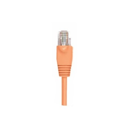Cat. 6 netværkskabel, RJ45, UTP - uskærmet og med lige ledere, AWG24, orange, 1,0m