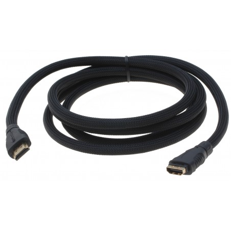 HDMI forlænger kabel - 4K - HDMI 1.4 - Han til hun - 2 meter