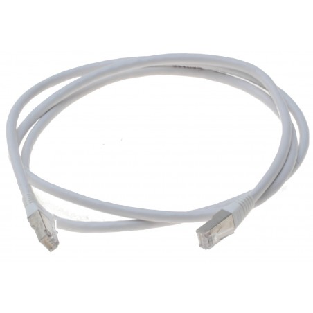 Cat. 6 netværkskabel, RJ45, STP, AWG28, hvid, 20mforSTP