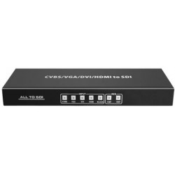 Convert from Composite Video (BNC), VGA, DVI and HDMI to HD-SDI, 3G-SDI