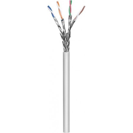 Cat 6a Netværks installationskabel, LSZH, kobber netværkskabel, 100 meter