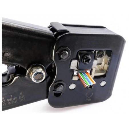 Crimptang til RJ45 (RJ45 tang)  ⇒ Til hurtig produktion af kabler