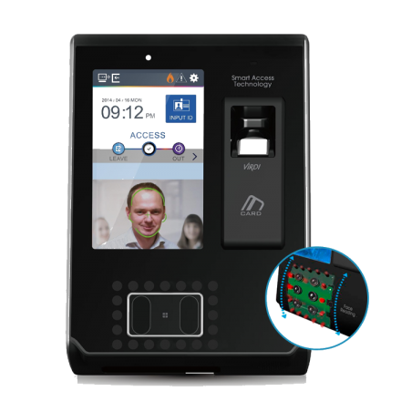 Access control with Face Recognition, Finger Recognition and RFID Reader - Danbit A / S