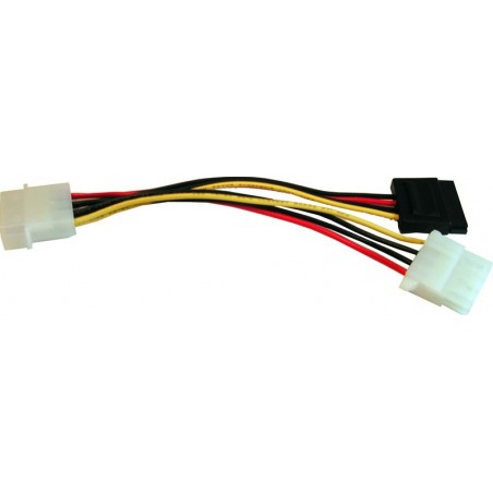 SATA POWER ADAPTER Cable Molex for SATA, Supply for 15 PIN SATA Supply