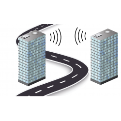 Wireless LAN bdridge, connect networks between 2 buildings