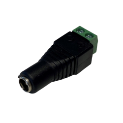 DC jack plug female plug 5.5/2.5mm for screw terminal block