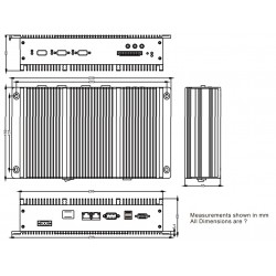 DNV approved Marine Computer I330EAC-ID3 Intel® Atom® N2600 Winmate
