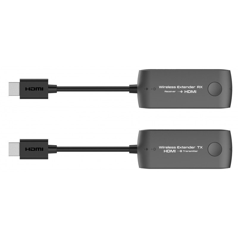 Trådløs / Wireless Mini HDMI Extender / Forlænger, 1080P HD