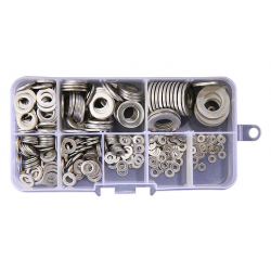 Washer set with 360 pieces (stainless steel) - Danbit