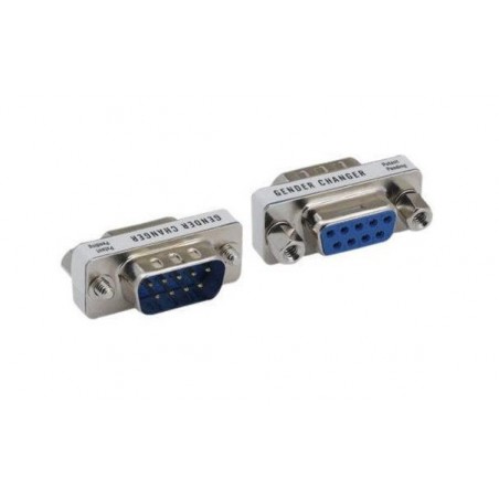 Gender changer SUB-D DB9 FEMALE til DB9 MALE RS232