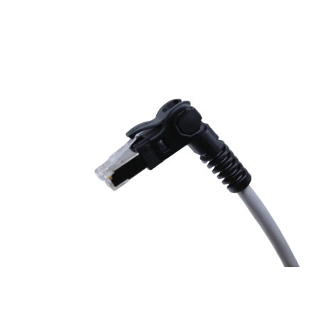 angled Cat. 6 S/FTP network cable up, down, left, right, multi angle RJ45 Ethernet cable 45°/90°