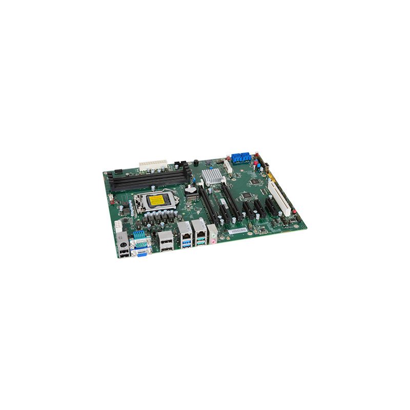 ATX industriel CPU bundkort med 2x PCIe x16, Triple Display , VGA, DP++, C246 Chipset
