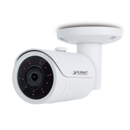 2MP udendørs IP Bullet-kamera med Smart IR & H.265-komprimering