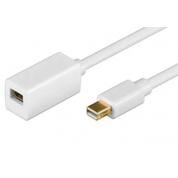DisplayPort cable. DP mini male to mini DP female 2 meters