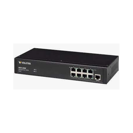 8-ports 10/100Mbit RJ45 managed switch