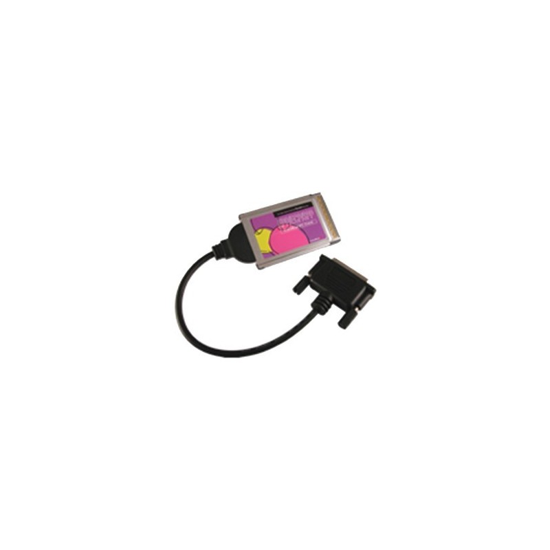 PCMCIA kort med LPT Parallel port DB25