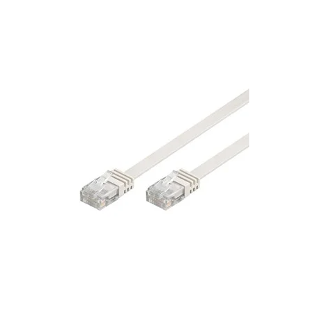 Cat. 6 UTP netværkskabel, slim flad til Gigabit netværk