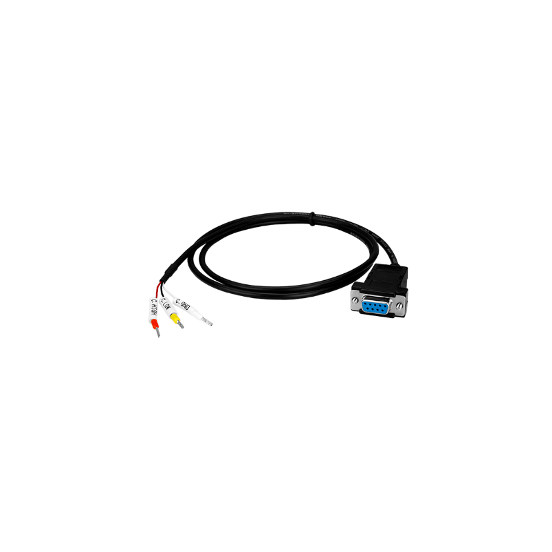 CAN bus kabel med DB9 hun og 3 x pin. CAN-H, CAN-L, CAN GND. 1 meter