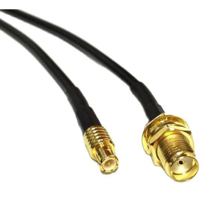 Convert MCX Male to SMA Female with 15cm Cable | 50ohm Impedance