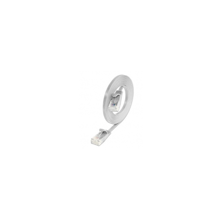 Cat. 6 U/UTP network cable, slim, for Gigabit networks