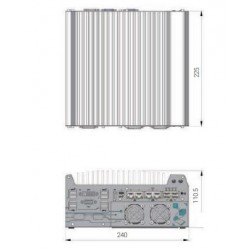 Ai indlejret computer GPU-understøttelse, TPM 2.0, I9, i7, i3 Vision EN 55032, EN 55035, VGA, DVI-D, Displayport