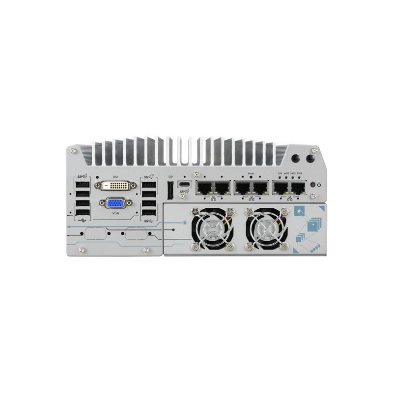 Ai indlejret computer GPU-understøttelse, TPM 2.0, I9, i7, i3 Vision EN 55032, EN 55035, VGA, DVI-D, Displayport