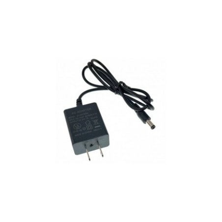 5VDC 1A adapter med US stik. 100 - 240VAC. DC Jack 5,5/2,1mm
