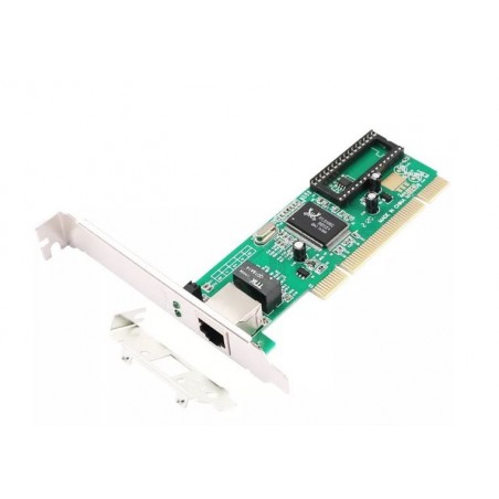 NIC Ethernet-kort 10/100/1000Mbit, PCI Med automatisk forhandling og automatisk MDI/MDIX