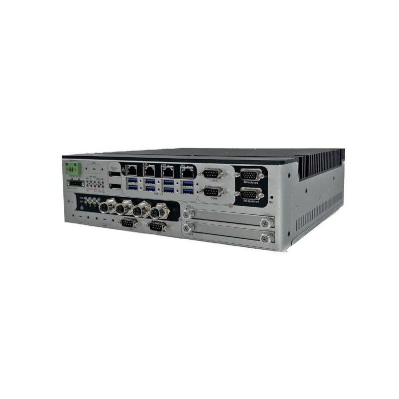 Intel® 12th / 13th Gen CoreTM Fanless Edge AI-computer, der understøtter Nvidia® RTX-A2000 m/2x10G POE'er
