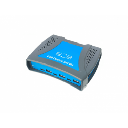 8 Port USB-A, USB-C Device Server TCPI/IP DIN mounting USB over Ethernet HUB Anyplace