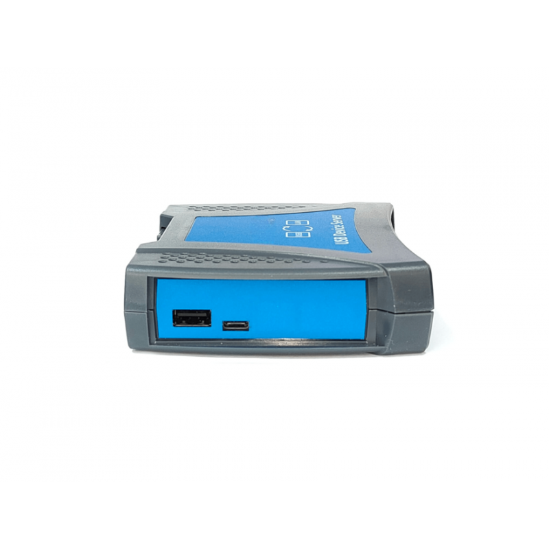 8 Port USB-A, USB-C Device Server TCPI/IP DIN mounting USB over Ethernet HUB Anyplace