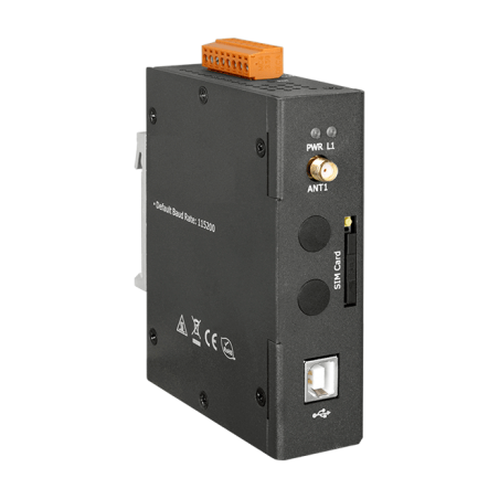 AT-modul til data- og SMS-applikationer med RS232 og USB-forbindelse