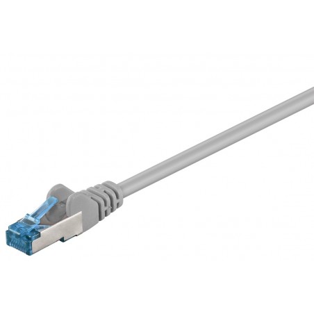 Cat. 6A S/FTP netværkskabel, 50m, grå, RJ45