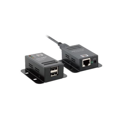 2Port USB2.0, extender, 50 meters, LAN, POC,