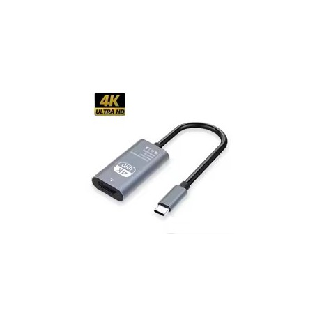 Højkvalitets USB-C til HDMI 4K 60Hz konverter, adapter, Ekstra HDMI udgang til Notebook