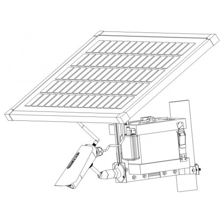 Kamera med 3G og solpanel