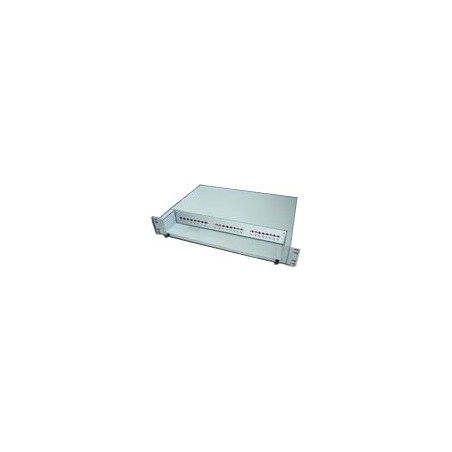 24 ports Patch panel til ST Fiber - Restsalg