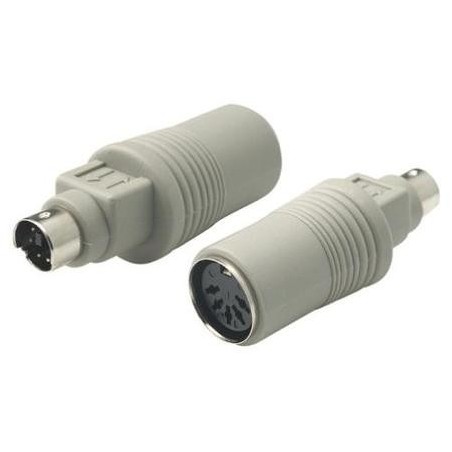 AT tastatur til PS/2 adapter, DIN5 hun til DIN 6 mini han