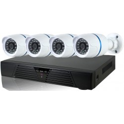 Video surveillance package, 4 channel, NVR