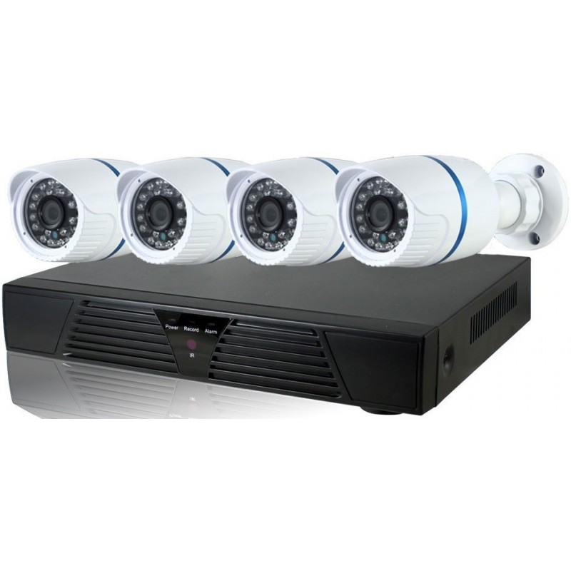 Video surveillance package, 4 channel, NVR