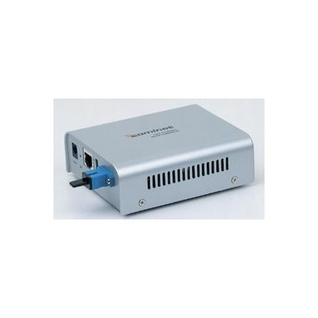 RJ45-SC konverter.100Mbit rækker op til 60Km.Singlemode