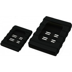 Antistatic rubber protection to 3½ HDD, transport protection of Hard Drives for service.