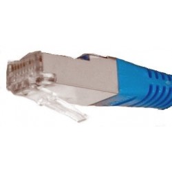 Network cable, Cat 5, 1 m, unshielded and crossed. Danbit